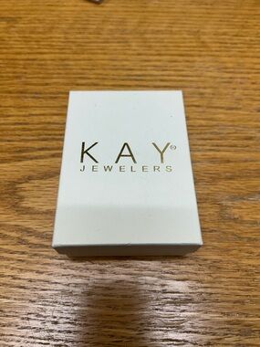Kay Jewelers White Box with Gold Logo